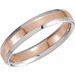 Beveled-Edge Comfort-Fit Flat Band