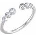 Accented Negative Space Ring