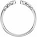 Accented Negative Space Ring