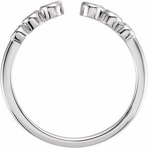 Accented Negative Space Ring