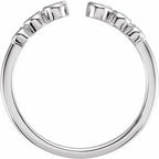 Accented Negative Space Ring