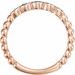 Beaded Bezel-Set Ring