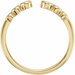 Accented Negative Space Ring