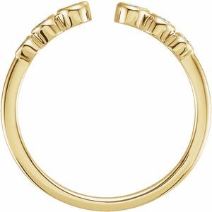 Accented Negative Space Ring