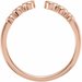 Accented Negative Space Ring