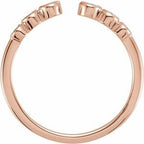 Accented Negative Space Ring