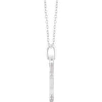 Accented Key Necklace