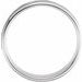 Rope Edge Comfort-Fit Flat Band with Hammer Finish