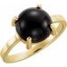 Cabochon Solitaire Ring