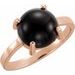 Cabochon Solitaire Ring