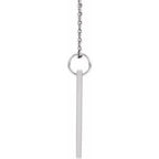 Engravable Bar Necklace or Pendant