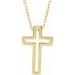 Open Cross Necklace