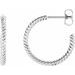 Rope Hoop Earrings