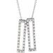 Geometric Rectangle Necklace