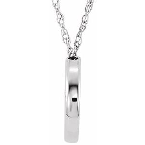 Circle Necklace or Slide Pendant