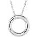 Circle Necklace or Slide Pendant