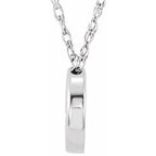 Circle Necklace or Slide Pendant