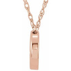Circle Necklace or Slide Pendant