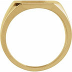Octagon Signet Ring