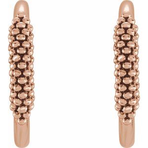Beaded Hoop Earrings