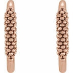 Beaded Hoop Earrings