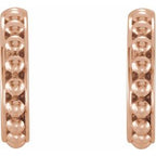 Beaded Hoop Earrings