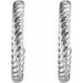 Rope Hoop Earrings