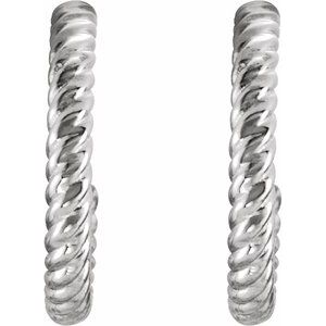 Rope Hoop Earrings