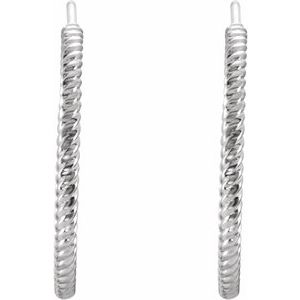 Rope Hoop Earrings