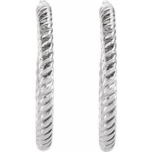 Rope Hoop Earrings