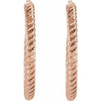 Rope Hoop Earrings