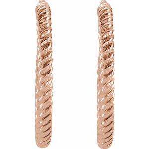 Rope Hoop Earrings