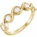 Accented Stackable Ring