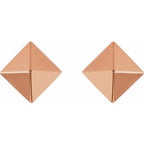 Pyramid Stud Earrings