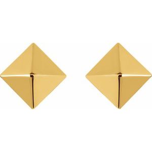 Pyramid Stud Earrings