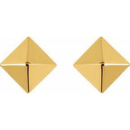 Pyramid Stud Earrings