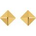 Pyramid Stud Earrings