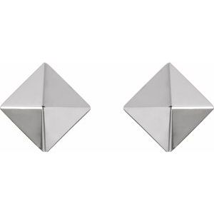 Pyramid Stud Earrings