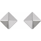 Pyramid Stud Earrings