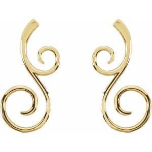 Scroll Earrings