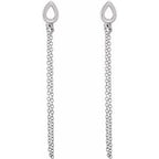 Leaf Chain Earrings