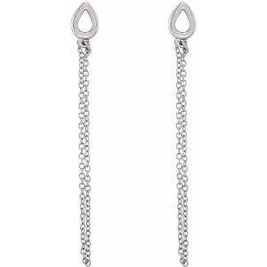 Leaf Chain Earrings