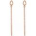 Leaf Chain Earrings