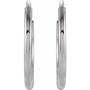 Endless Tube Hoop Earrings