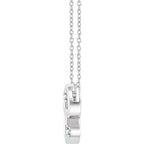 Two-Stone Interlocking Circle Necklace