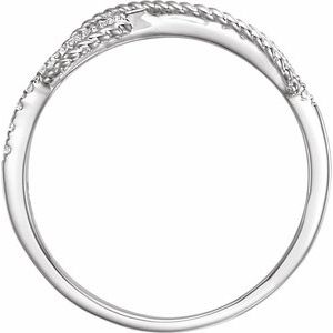 Accented Infinity-Inspired Ring