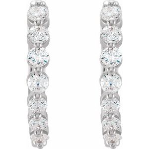 Accented Hoop Earrings