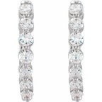 Accented Hoop Earrings