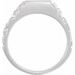 Square Nugget Signet Ring