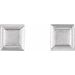 Petite Square Earrings